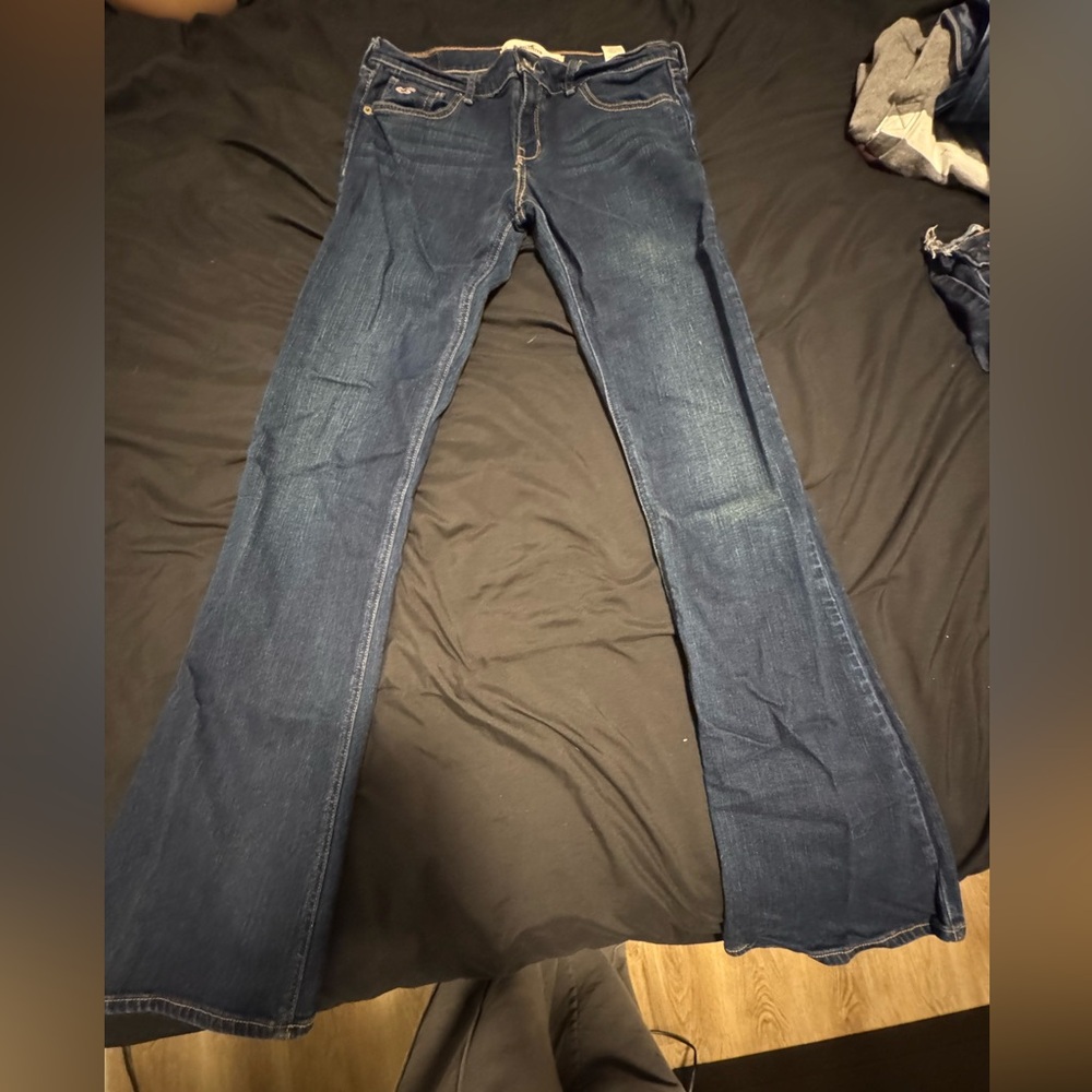 Hollister Dark Blue Flare Jeans